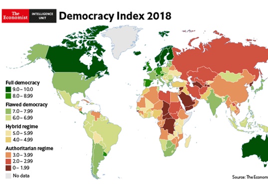Опубликован Индекс демократии 2018